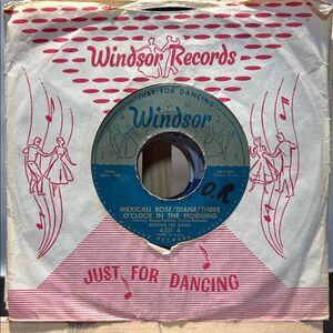 9 Windsor " just for dancing “ 45 vinyl records.